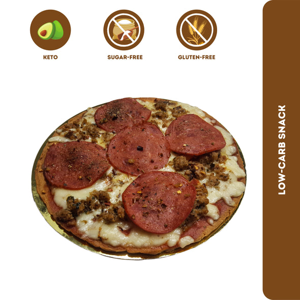 PRE-ORDER Fitness & Flavors | Low-carb Pizza - Italian Sausage & Pepperoni