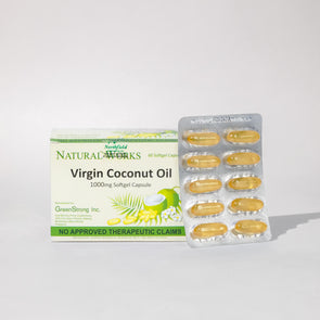 VCO Virgin Coconut Oil Softgel Capsules - 1000mg | 60 Capsules